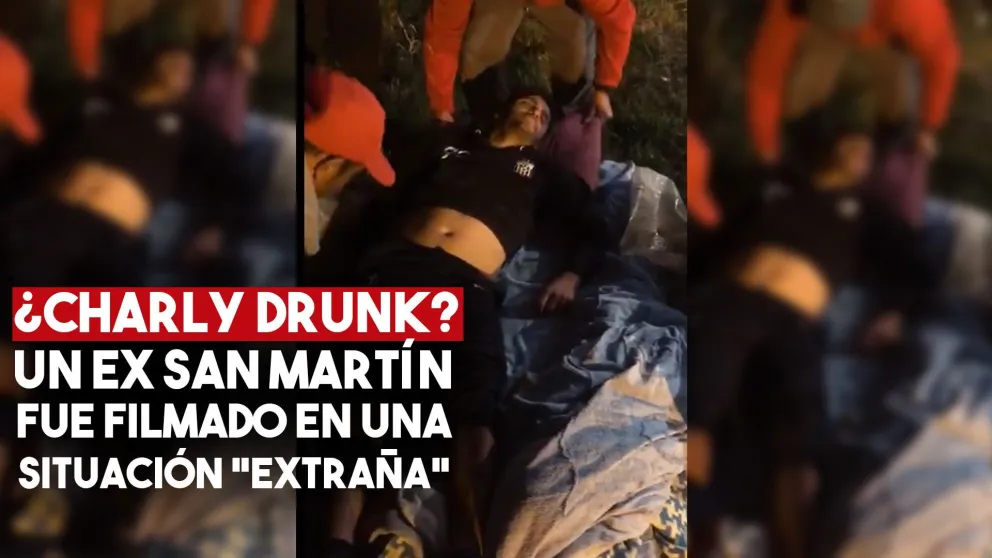Un ex San Martín ¿pasado de copas?