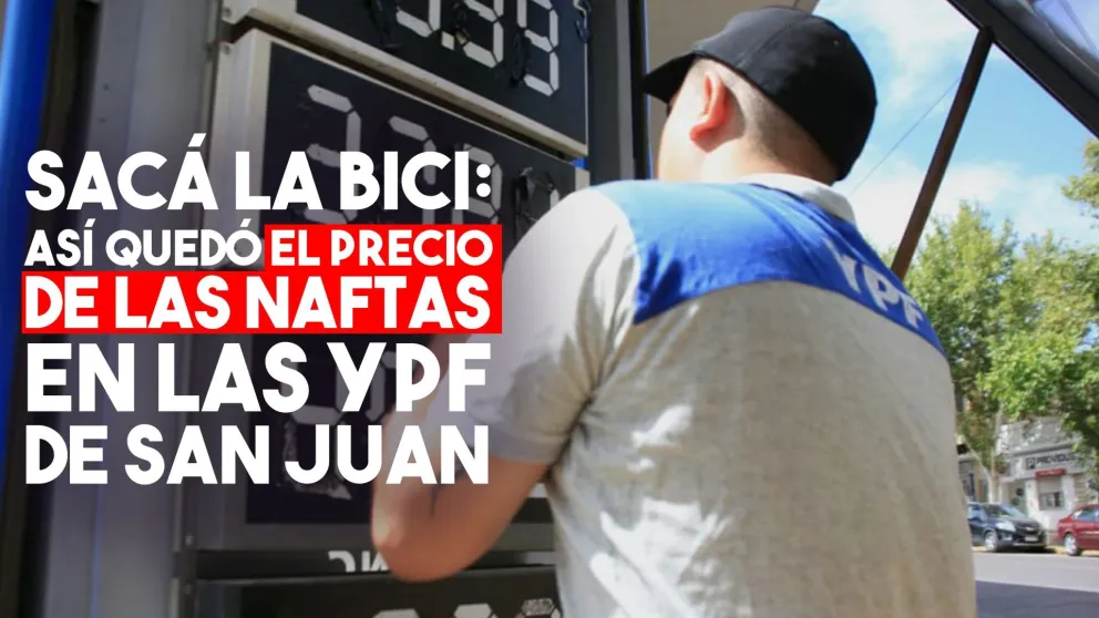 Sacá la bici del fondo: así quedaron los precios de las naftas en San Juan