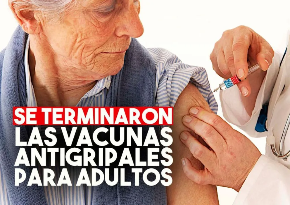 Vacunas contra la gripe: dosis para adultos, recién la semana próxima