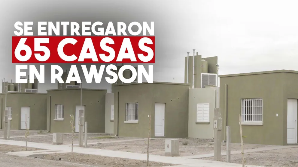 Se entregaron las llaves del Barrio San José en Rawson