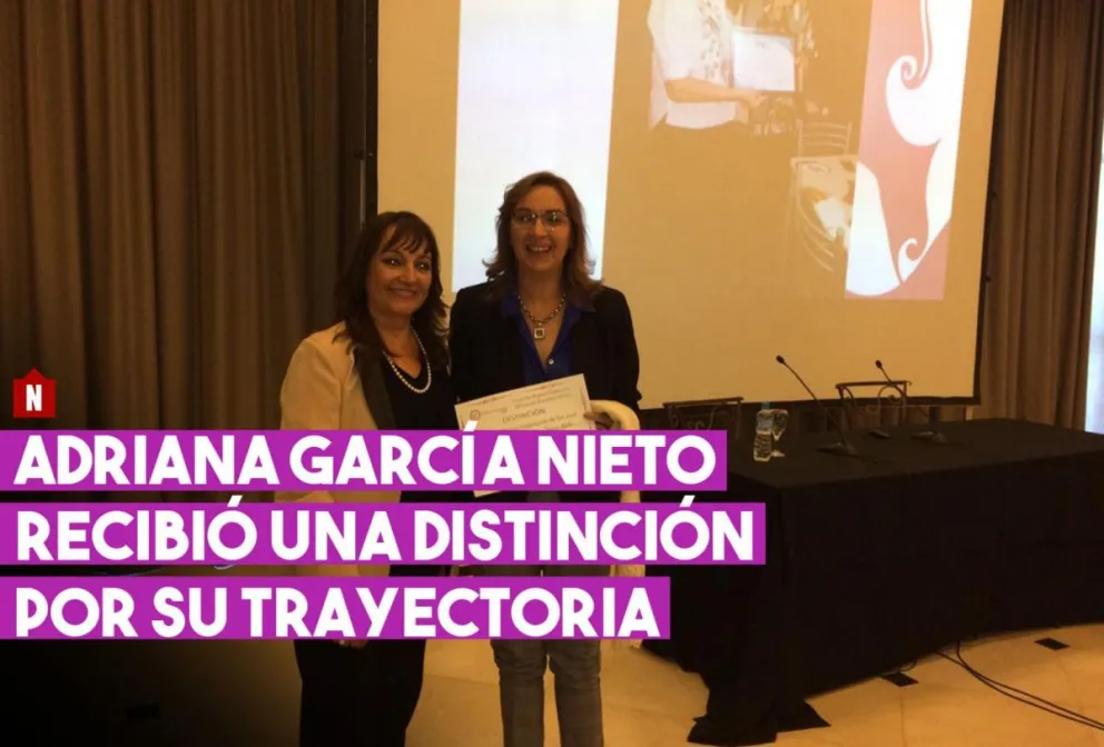 Adriana García Nieto fue reconocida y distinguida por la Asociación Civil Mujeres Empresarias de San Juan
