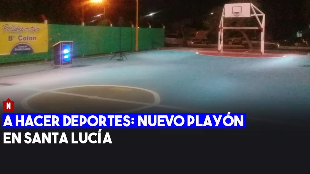 Se inauguró el nuevo Playón polideportivo del barrio Colón
