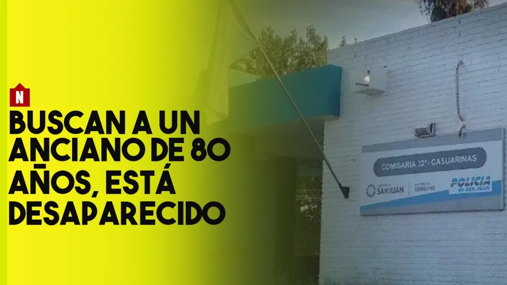 25 de Mayo: búsqueda desesperada de un anciano de 80 años