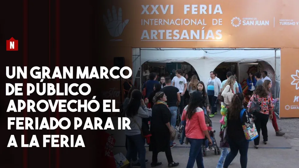 Muchísimas personas dijeron presente en la apertura de la Feria Internacional de Artesanías