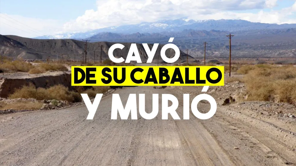 Murió al caer de un caballo en Iglesia
