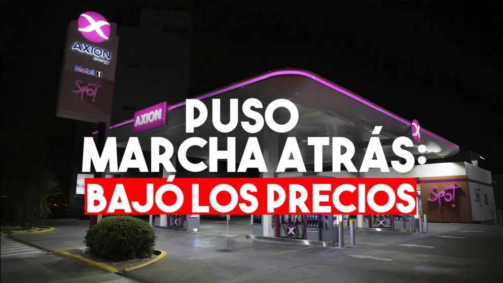 Axion dio marcha atrás y recortó la suba de sus combustibles a un 4 por ciento