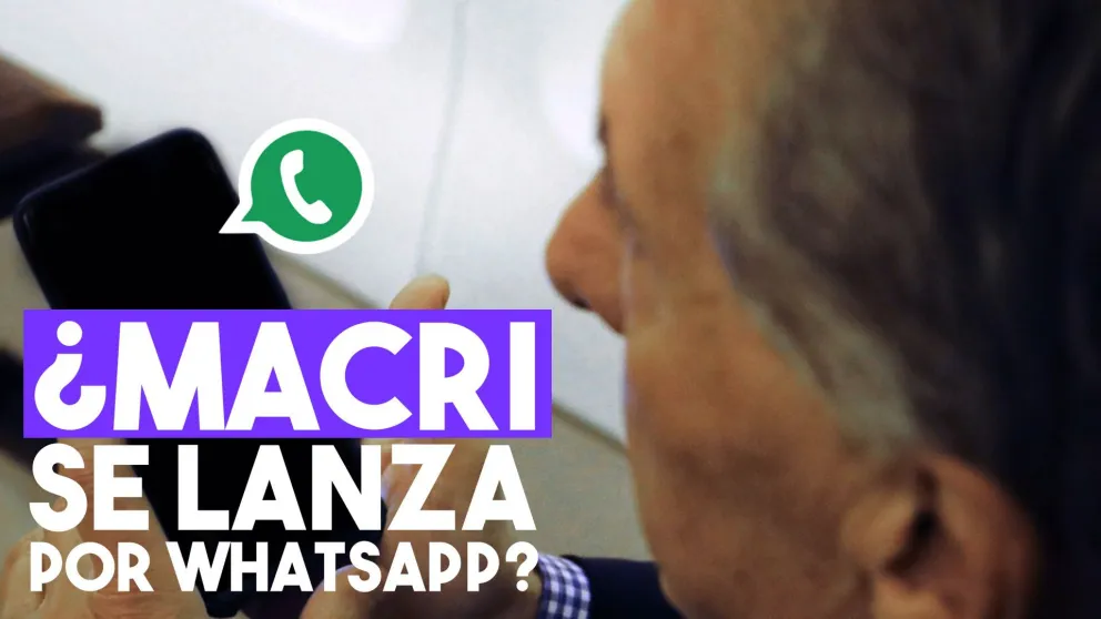 Macri lanzará su campaña vía WhatsApp