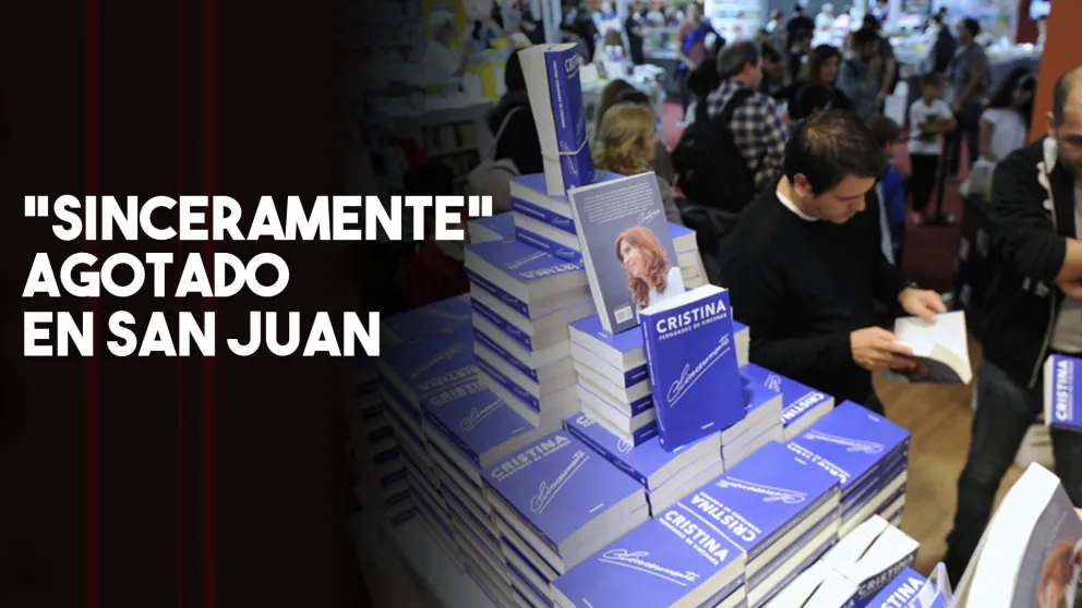 El libro de Cristina Fernández de Kirchner está agotado en San Juan