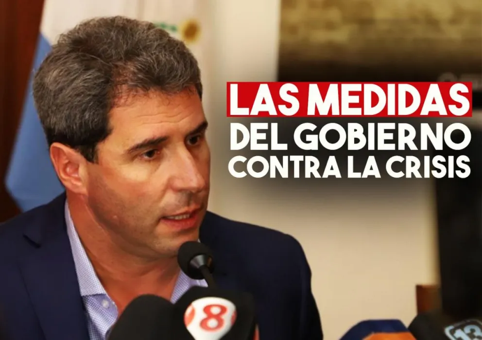 Las medidas de Uñac contra la crisis