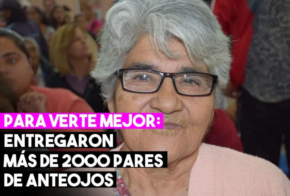 Se realizó la entrega de más de 2.000 pares de anteojos