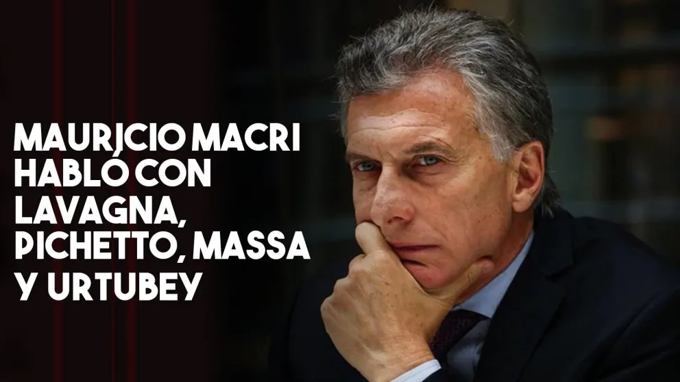 Mauricio Macri habló con Lavagna, Pichetto y Urtubey para avanzar con el acuerdo