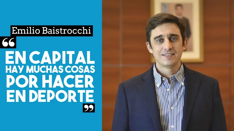 Emilio Baistrocchi: "En Capital hay muchas cosas para hacer en el deporte"