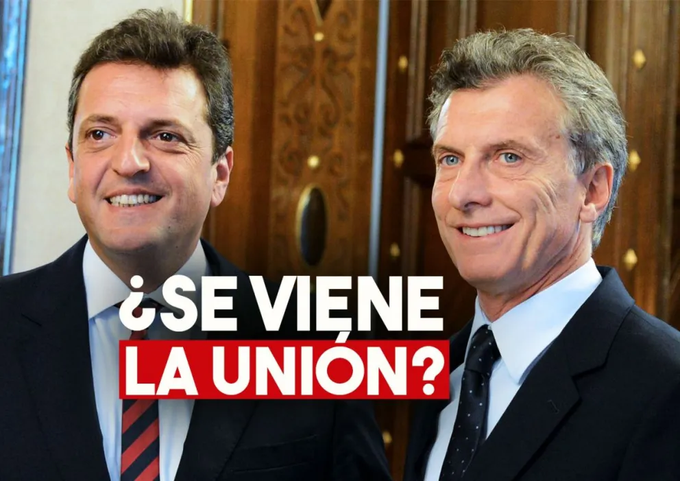 Macri y Massa juntos para negociar una posible unión