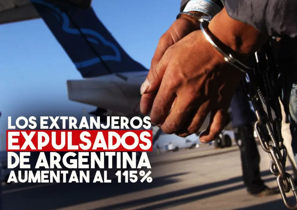 Argentina expulsó a 115% de extranjeros con causas penales