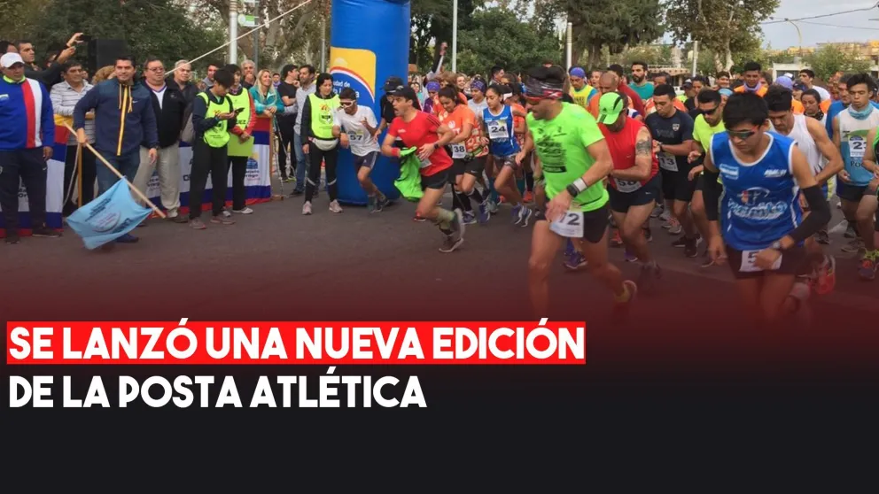 Se lanzó una nueva edición de la Posta Atlética en Santa Lucía