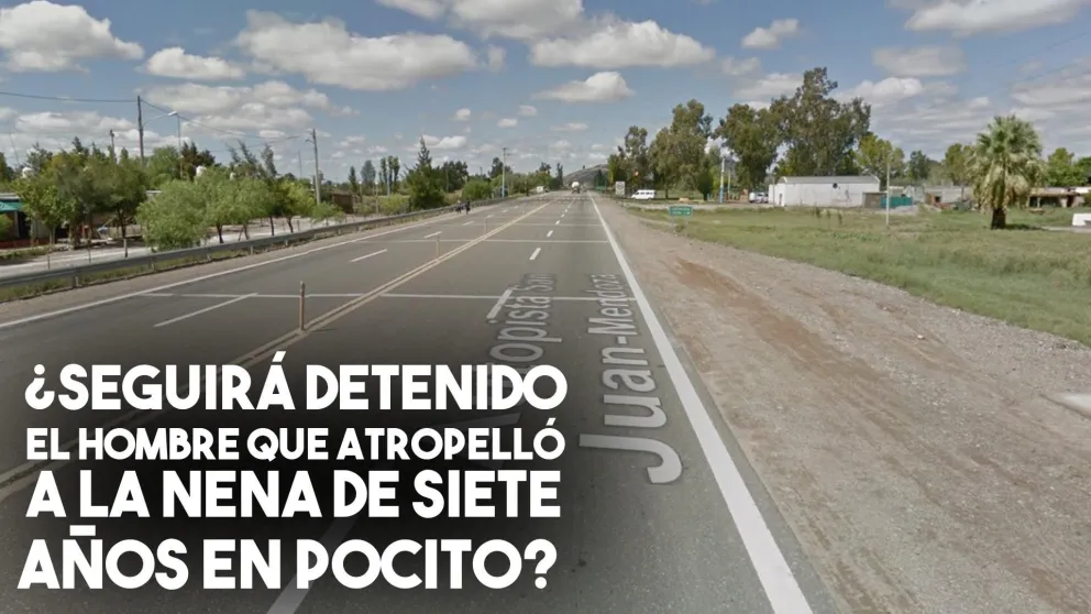 ¿Seguirá detenido el hombre que atropelló a una nena en Pocito?