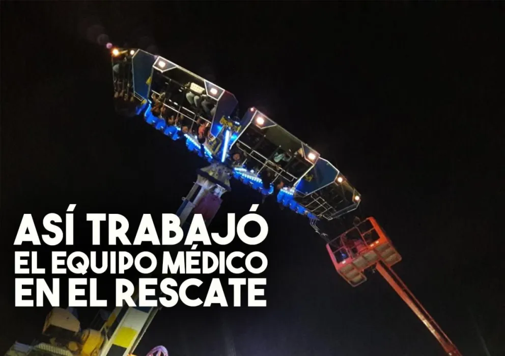 Así trabajó el equipo médico en el Hollywood Park