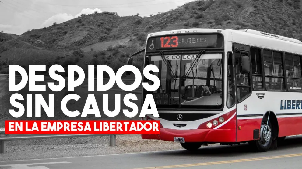 Despidieron a dos choferes de la empresa Libertador y la UTA intervino