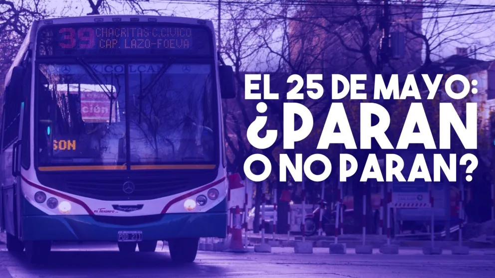 El 25 de mayo no habría paro de colectivos en San Juan
