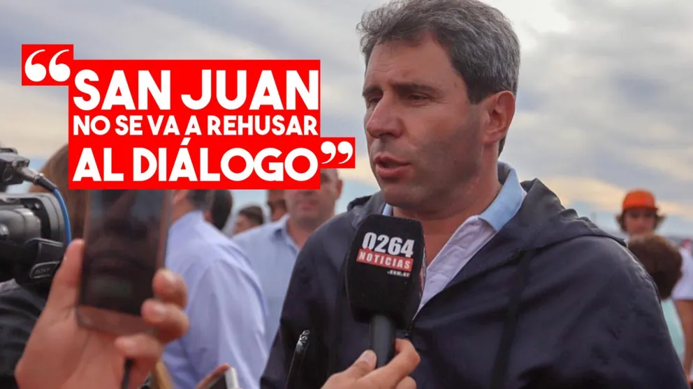 El Gobernador afirmó que San Juan dialogará con el Gobierno nacional tras la carta de Macri