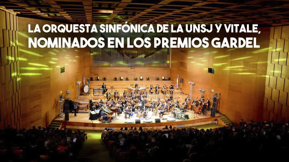 La Orquesta Sinfónica de la UNSJ y Vitale, nominados en los premios Gardel