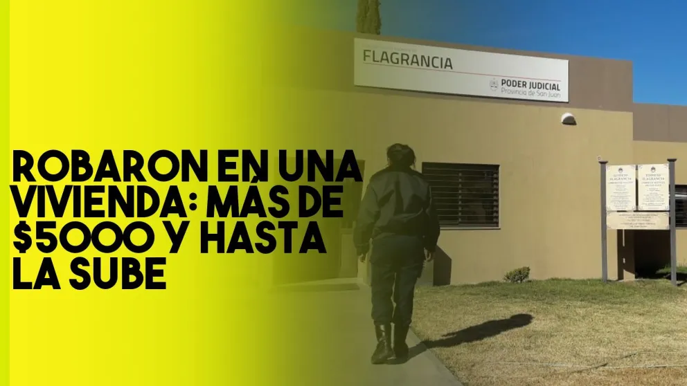 Robaron en una vivienda de una pareja de ancianos