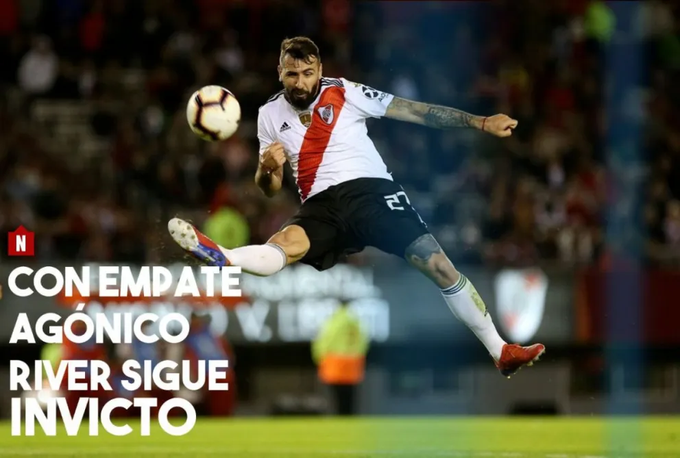 River lo salvó en los últimos minutos y logró seguir invicto