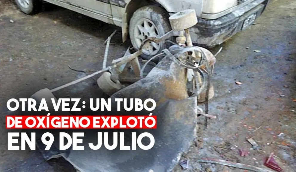 Susto en 9 de Julio: un tubo de oxígeno se incendió en un centro de salud