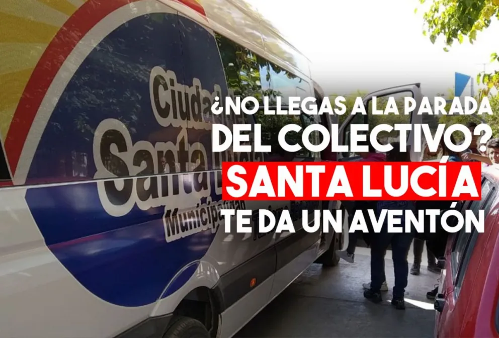 Santa Lucía tendrá un minibus para llegar a las paradas de colectivos