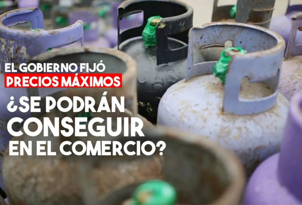 El Gobierno fijó precios máximos para gas en garrafas