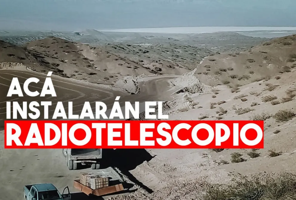 Un timelapse muestra cómo construyeron el campo para montar el Radiotelescopio
