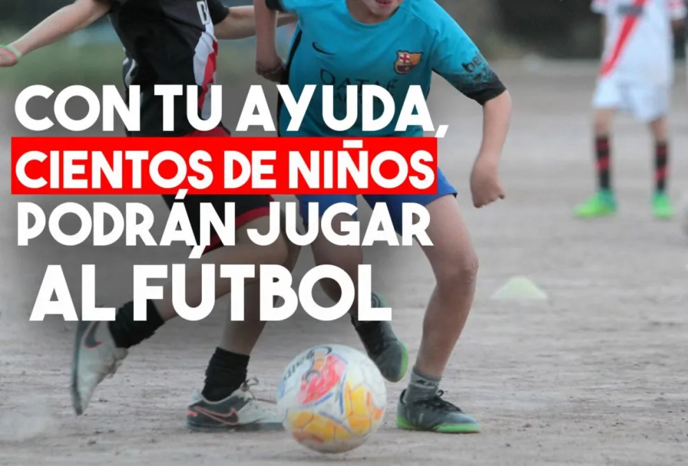Una colecta de zapatillas y botines para cumplirles el sueño a más de 300 niños