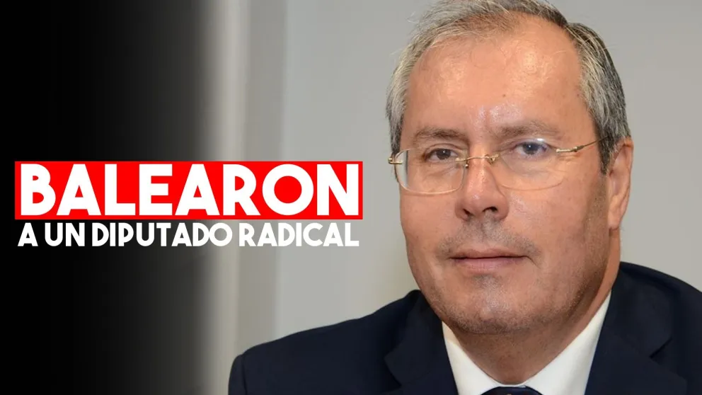 Balearon al diputado radical Héctor Olivares en la esquina del Congreso