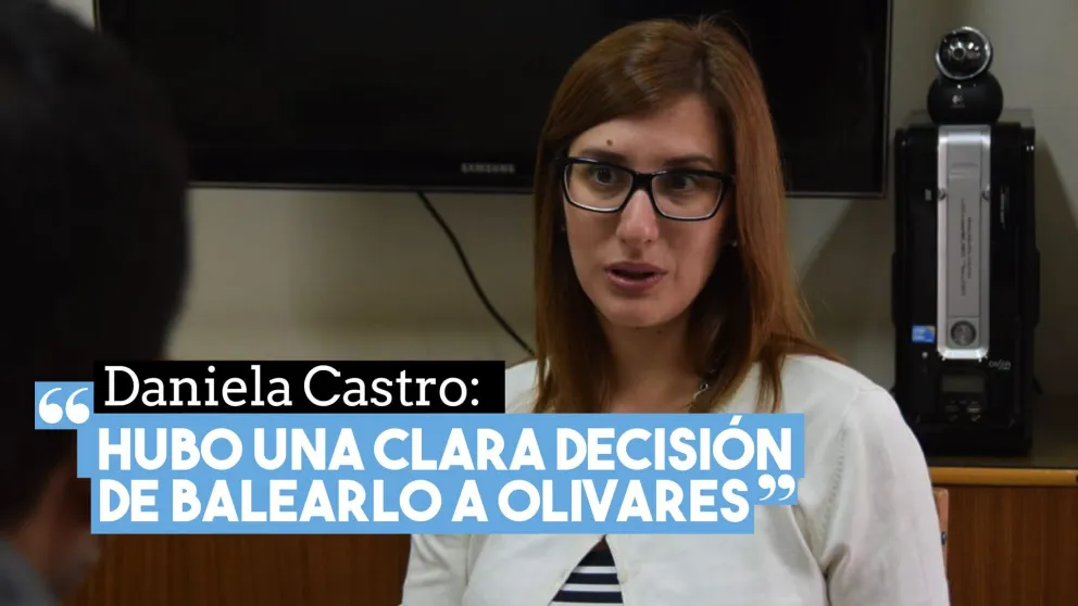 Daniela Castro: "Hubo una clara decisión de balearlo a Olivares"
