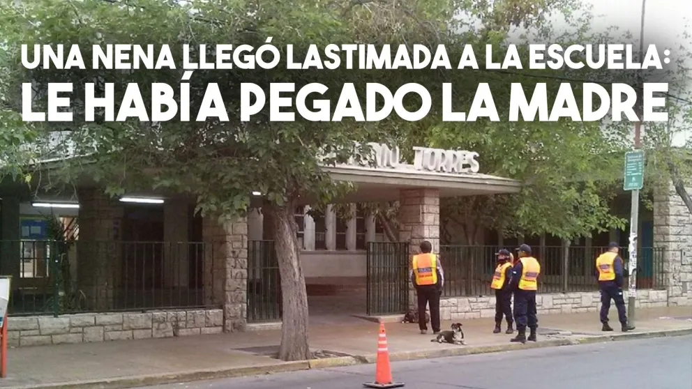 Llegó lastimada a la escuela y dijo que la madre le había pegado