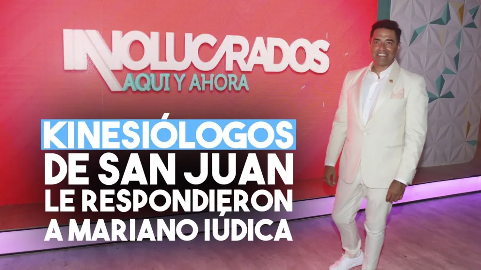 Kinesiólogos de San Juan salieron a responderle a Luis Ventura y Mariano Iúdica