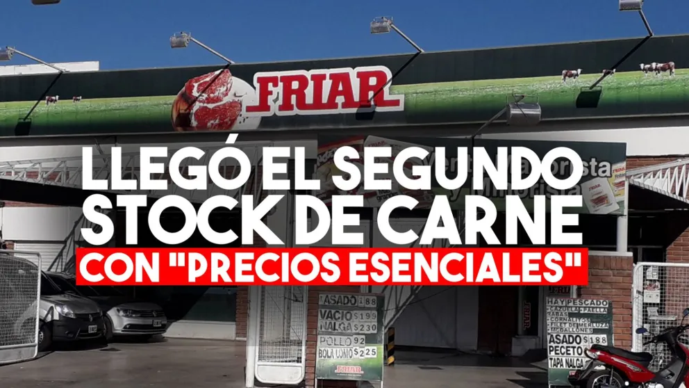 Llegó el segundo envío de carne con Precios Esenciales