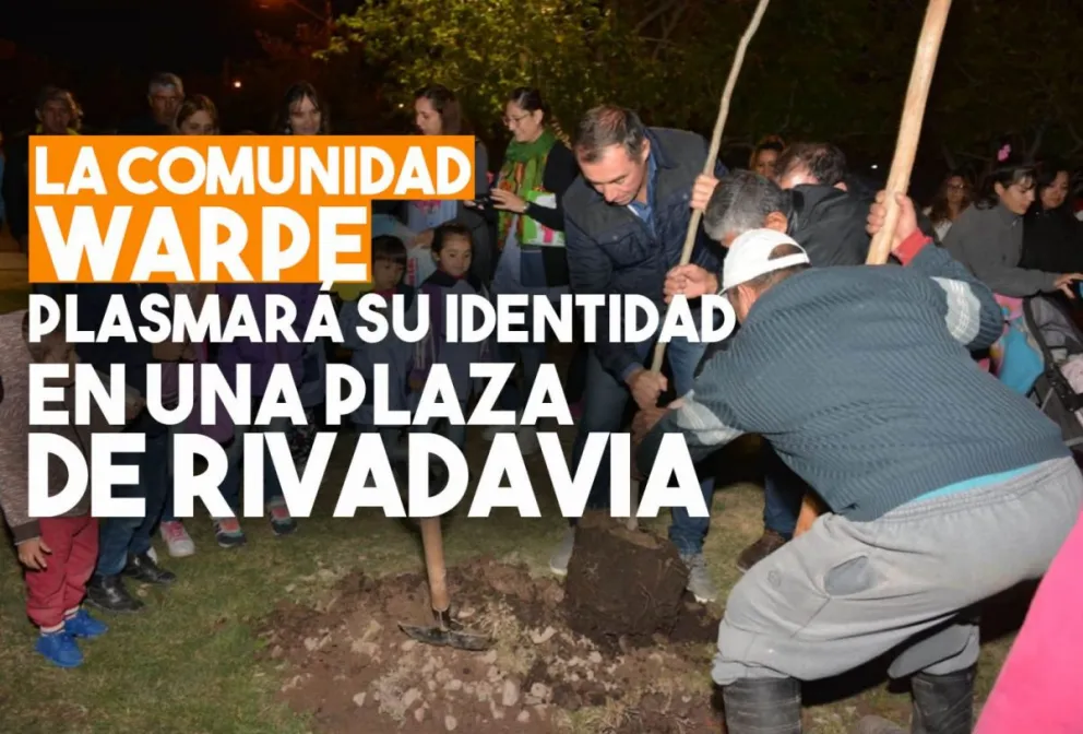 Renovarán la plaza Madre Universal de Rivadavia con una impronta Warpe