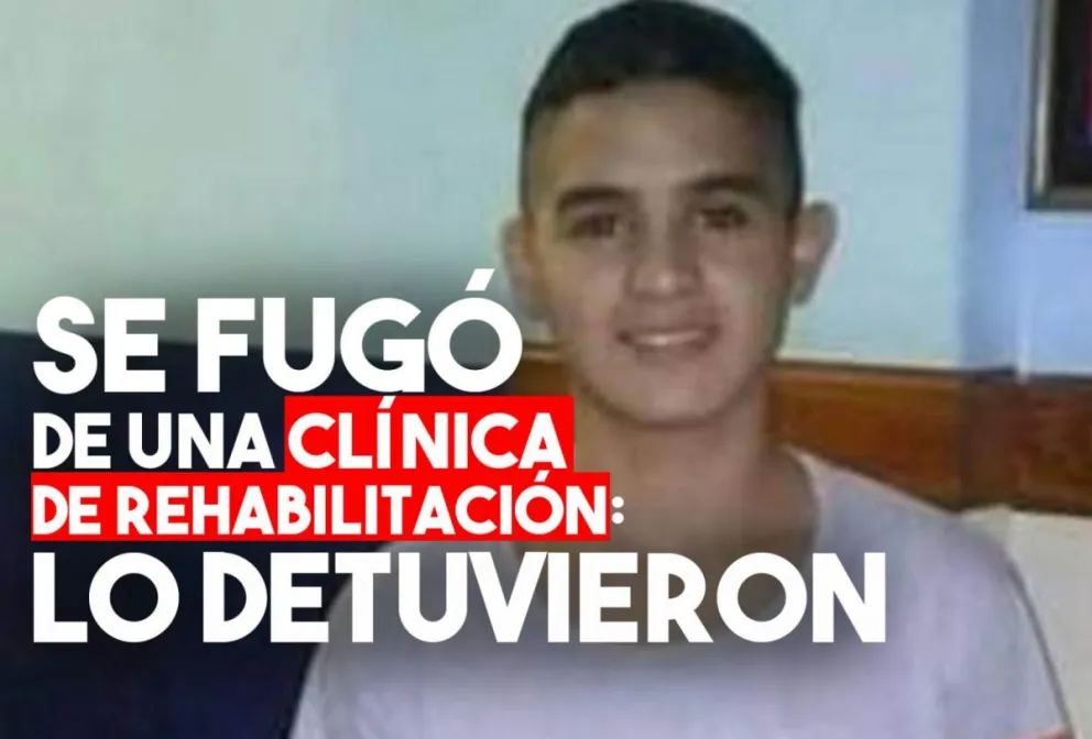 Se escapó de una clínica de rehabilitación de Buenos Aires y lo atraparon en San Juan