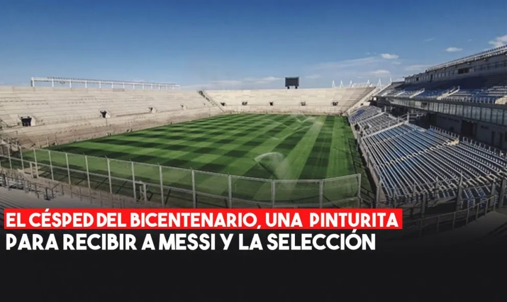 El césped del Bicentenario, una joyita de nivel internacional