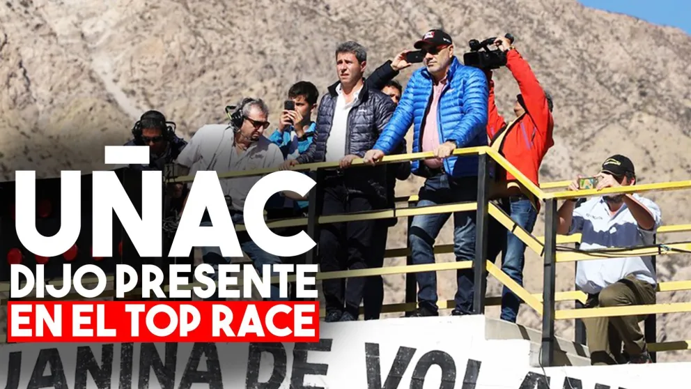 Uñac dijo presente en el Top Race