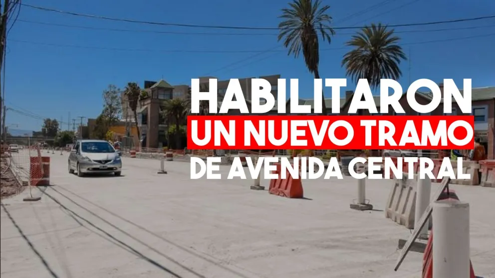 Habilitaron un nuevo tramo de avenida Central