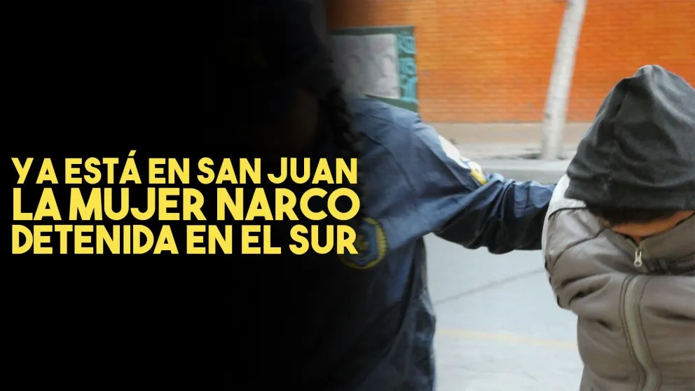 Trasladaron a San Juan a la narcotraficante atrapada en Santa Cruz