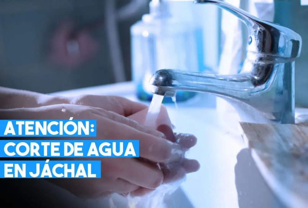 Corte programado de agua en Jáchal