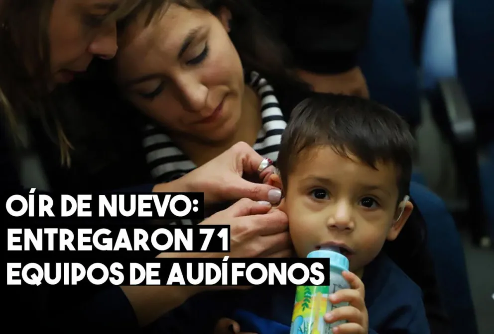 Se entregaron 71 equipos de audífonos a 39 beneficiarios