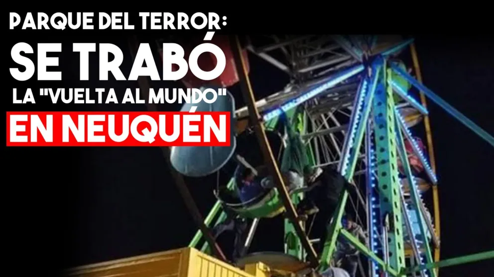 Igual que en San  Juan: susto en un parque de diversiones en Neuquén
