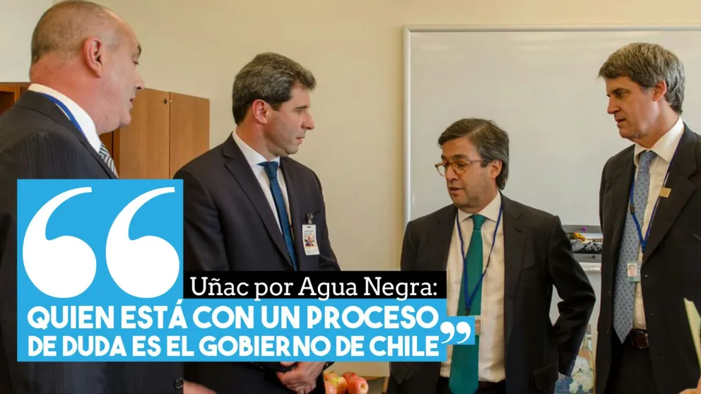 Túnel de Agua Negra: "Quien está con un proceso de duda es el Gobierno de Chile"