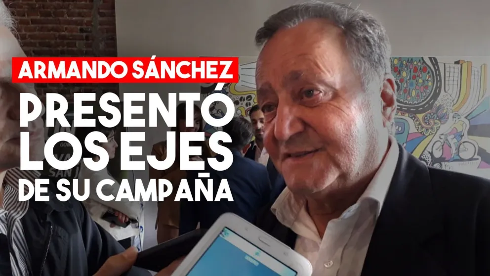 Armando Sánchez presentó su propuesta de campaña