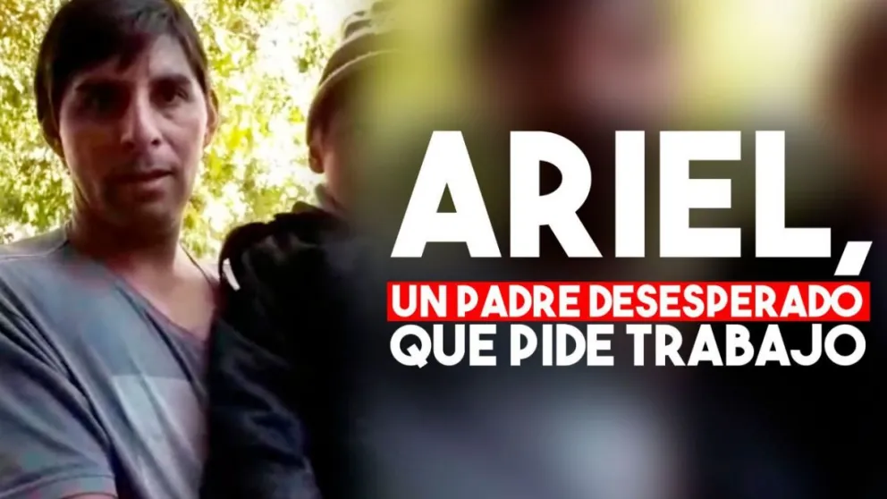 Tiene dos hijos y busca trabajo