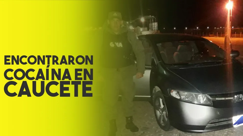 Un sanjuanino quedó detenido junto a un cordobés por transportar cocaína en un automóvil